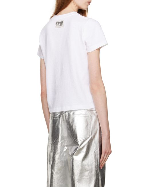 Khaite White The Emmylou Crewneck T-Shirt
