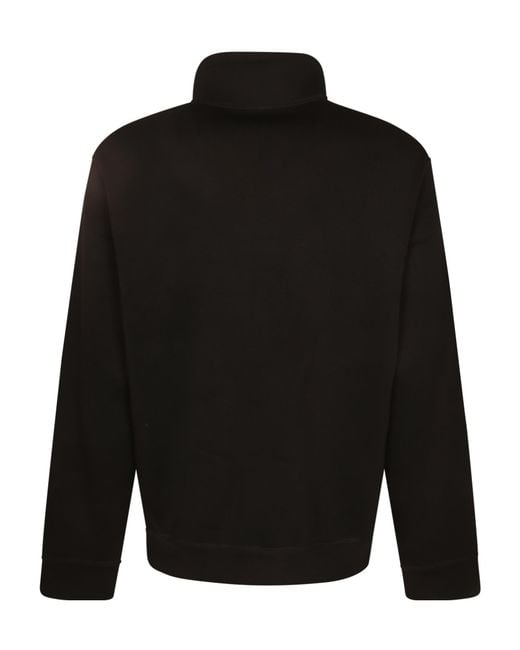 Emporio Armani Black Jersey Sweatshirt for men