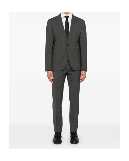 DSquared² Black Single-Breasted Suit for men