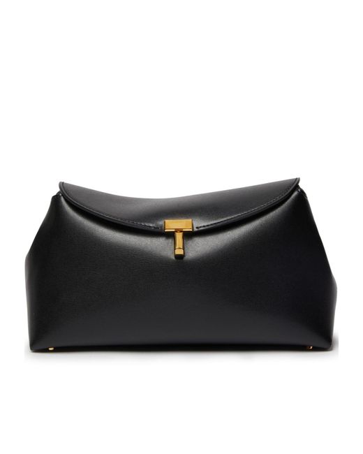 Totême  Black Flip Shoulder Bag