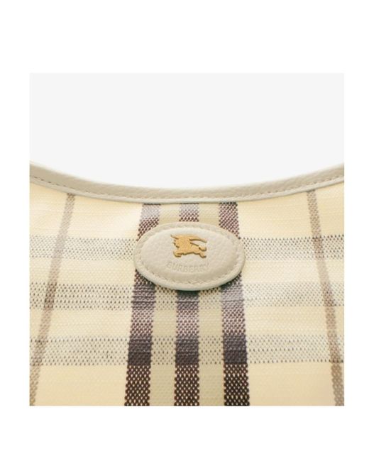 Burberry Natural Mini Highlands Shoulder Bag