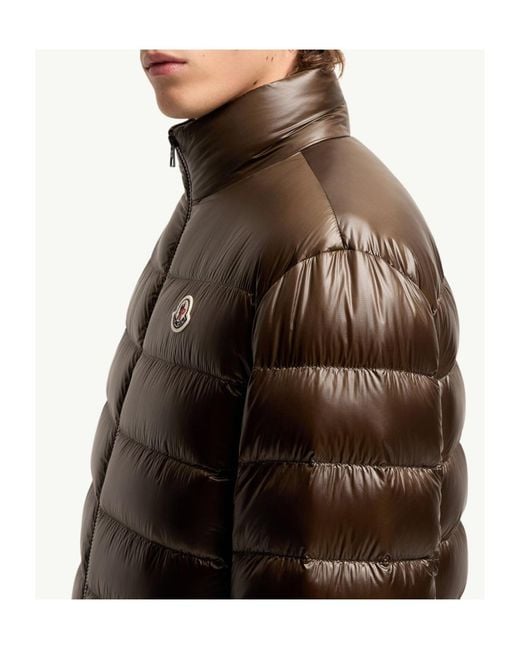 Moncler Brown Sergesta Packable Short Down Jacket for men