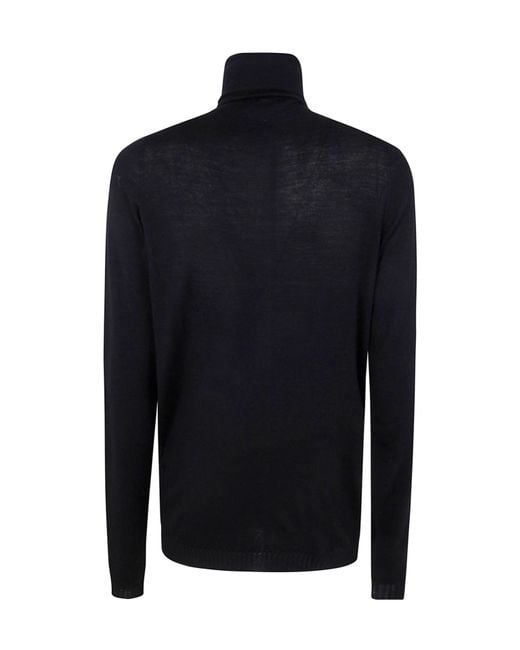 MD75 Blue Roll-Neck Top for men
