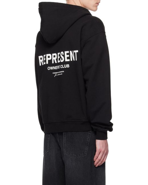 Represent Blue Full Zip Hoodie Jacket for men