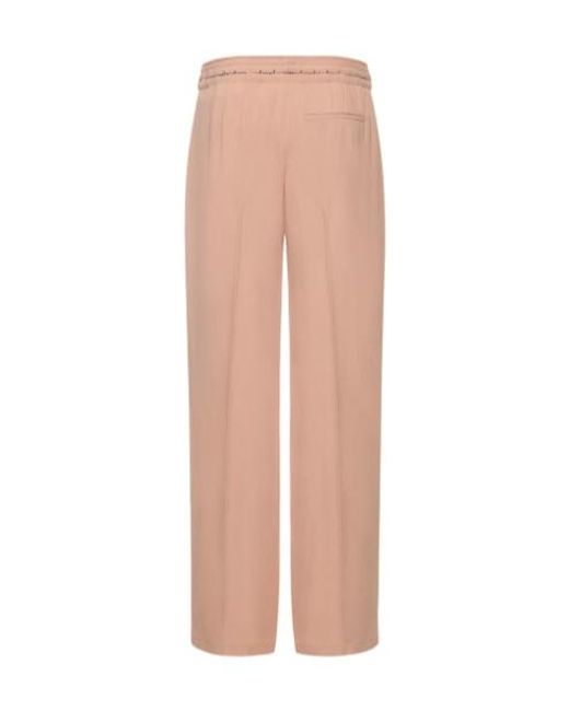 Mugler Natural Hook And Button Straight Pants