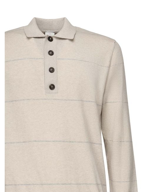 Eleventy White Button-Front Knitwear for men
