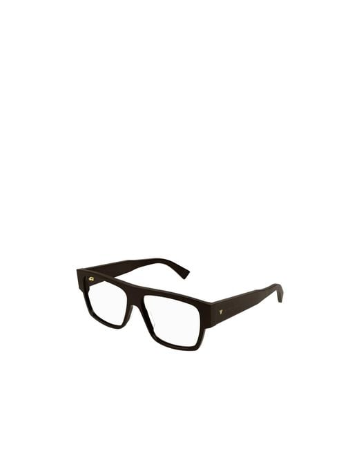 Bottega Veneta Multicolor Eyewear Rectangle Frame Glasses for men