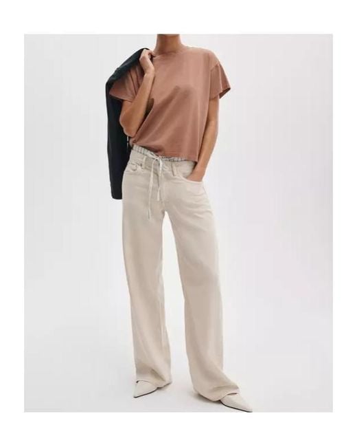 Rag & Bone Natural Washed Loose T-Shirt