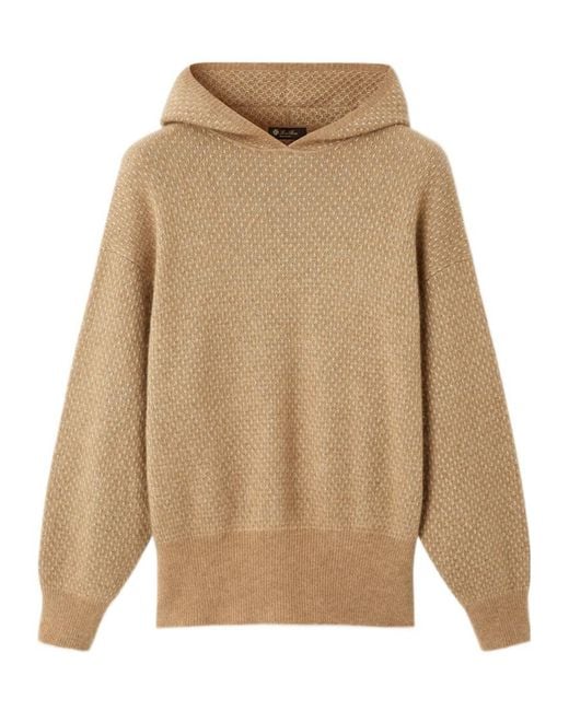 Loro Piana Natural Azalea Hooded Jumper
