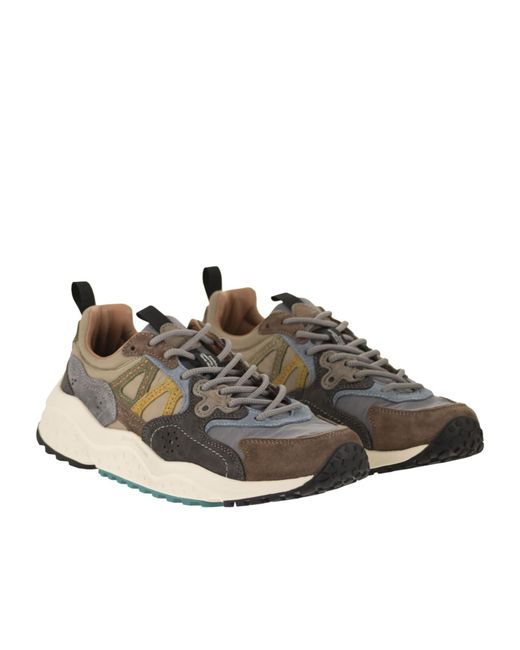 Flower Mountain Gray Solin Sneakers for men