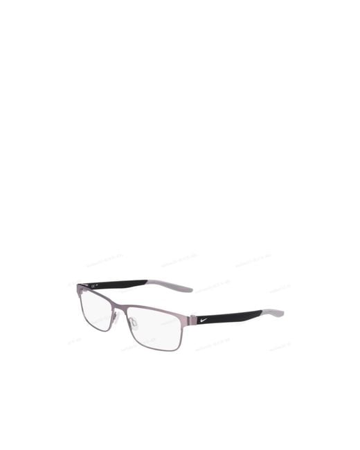Nike White Rectangular Flat Mirror for men
