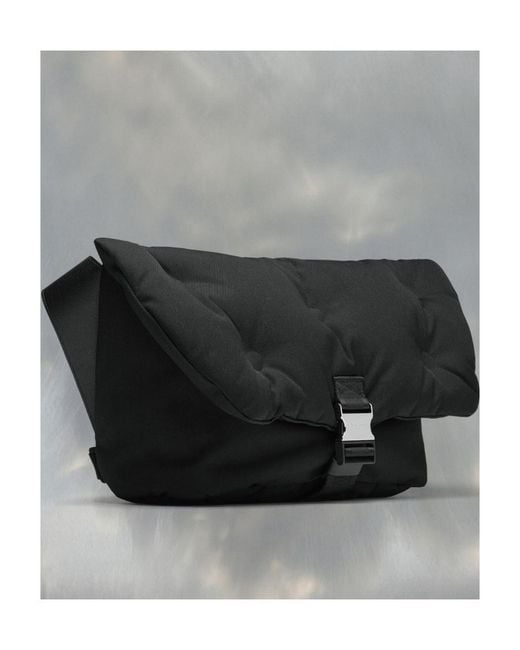 Maison Margiela Black Glam Slam Sport Cycle Zipped Messenger Bag