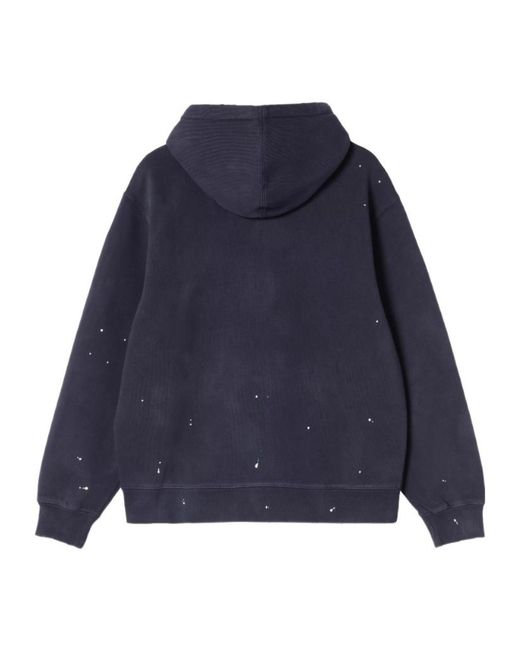 Carhartt Blue Hooded Painter Jacket for men