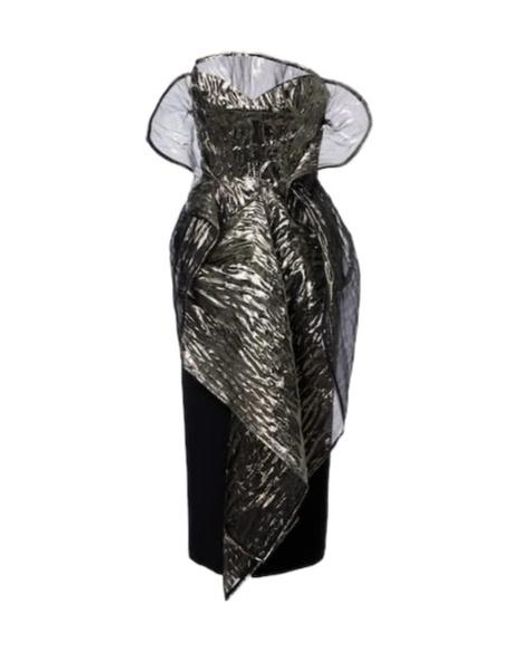 Maticevski Black De La Cruz Cocktail Dress