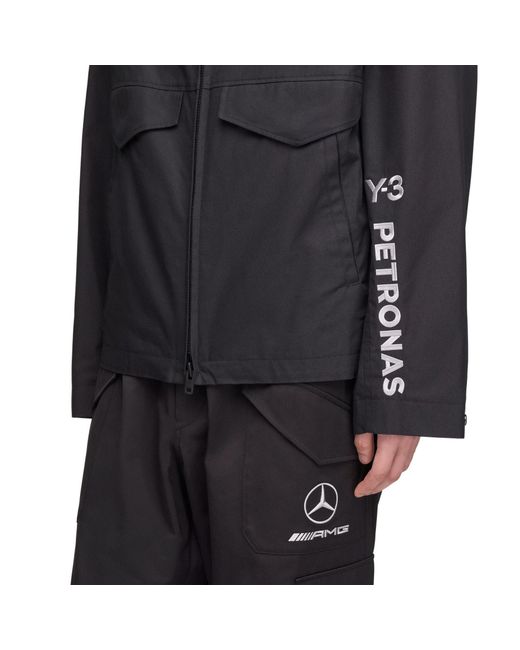 Y-3 Black Minimal Zip Jacket for men