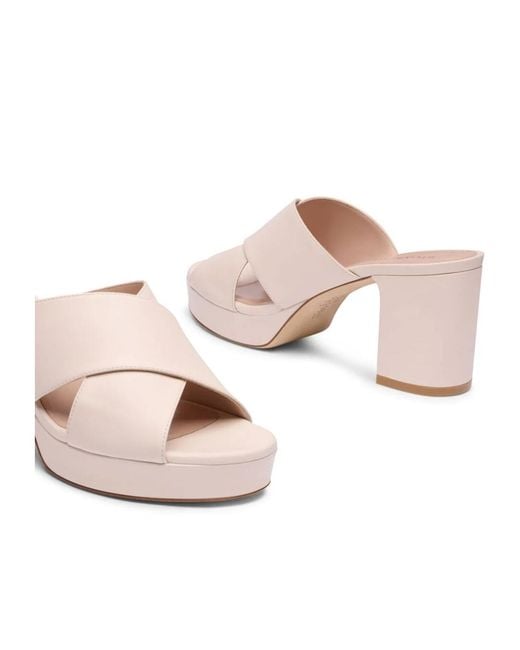 Stuart Weitzman Pink Dayna Platform Slide