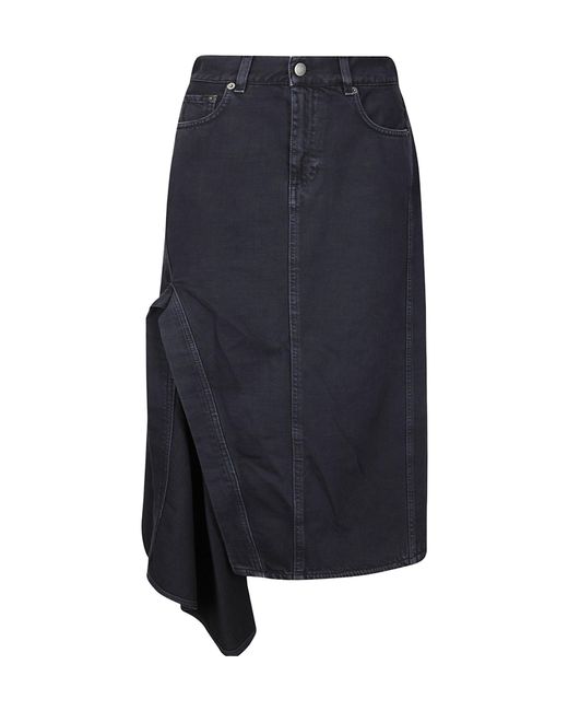 Haikure Blue Ann Bull 44 Denim Skirt