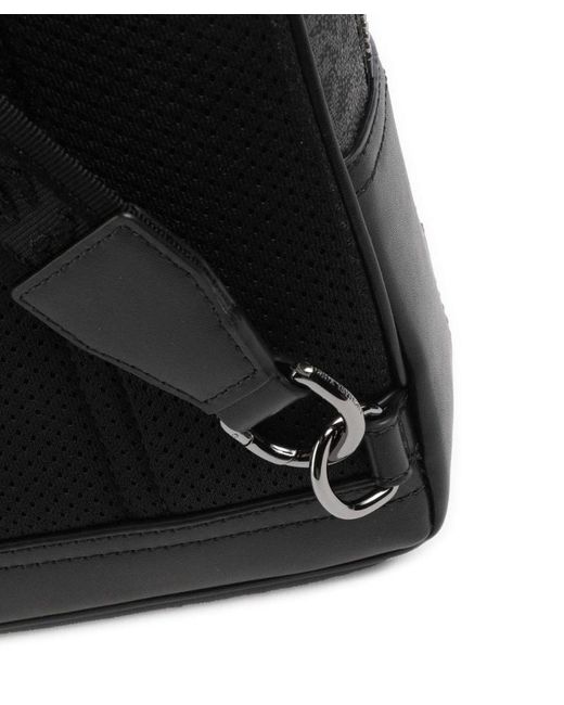 Michael Kors Black Hudson Sling Bag Imitation Leather for men