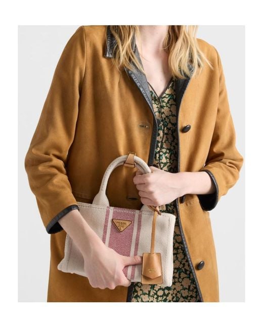 Prada Pink Jardinière Small Tote Bag