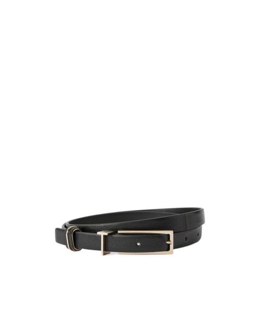 Tom Ford White Textured Buckle Belt