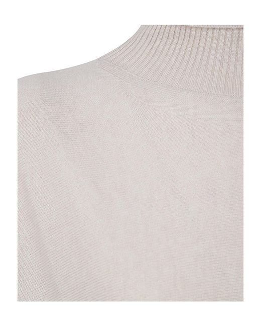 D.exterior Gray Cashmere Turtleneck Knitwear
