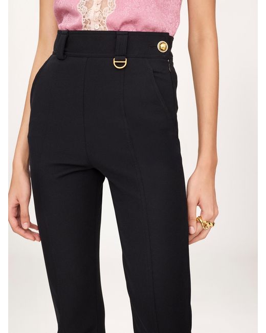 Chloé Blue Chloé High-Waisted Tailored Pants