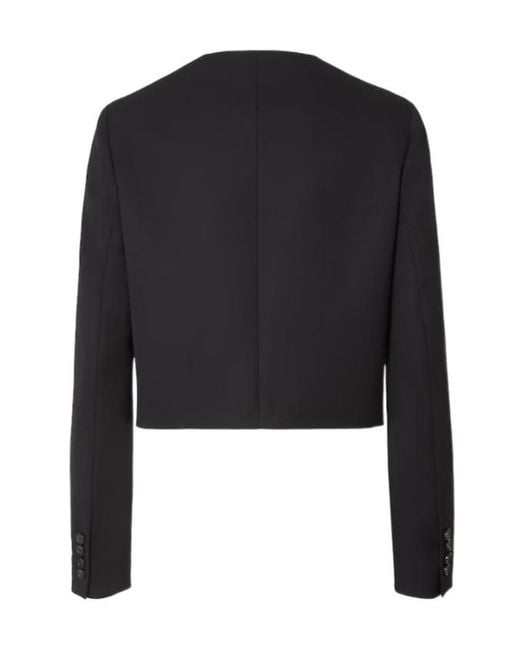 Fendi Black Grain De Poudre Jacket