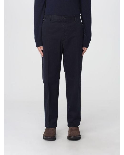 Incotex Black Straight-Leg Casual Trousers for men