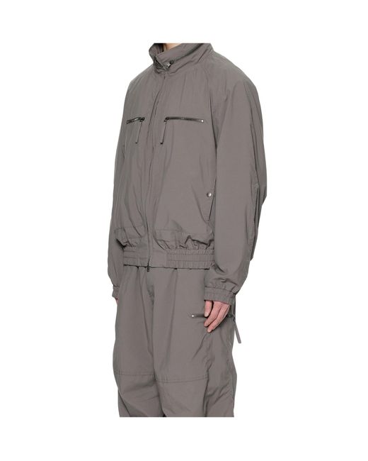 Wooyoungmi Gray Zip Detail Jacket for men