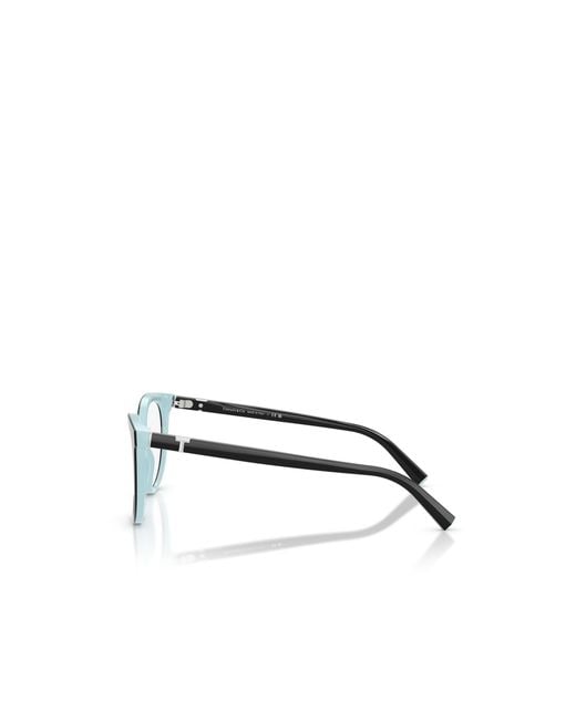 Tiffany & Co White Round Frame Glasses