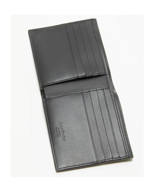 Acne Black Logo Printed Folded Wallet for men
