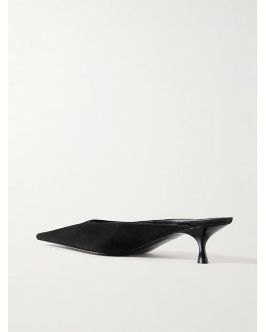 Victoria Beckham Black Sloan Mules