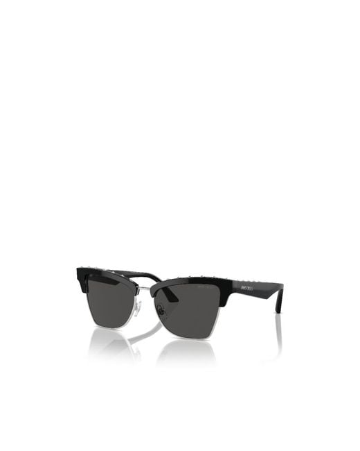 Jimmy Choo Black Eyewear Maxime Butterfly Frame Sunglasses