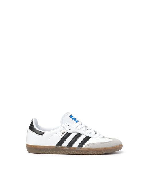 Adidas Originals White Samba Og Low-Top Sneakers