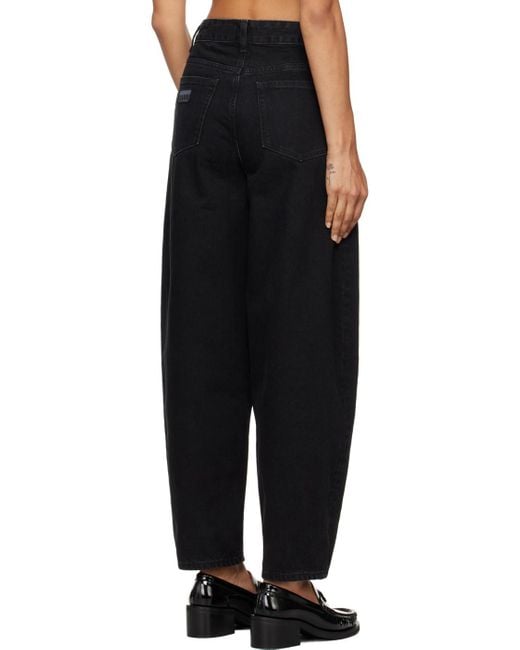 Ganni Black Washed Stary Jeans