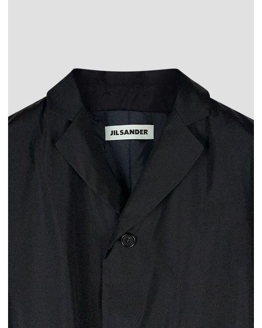 Jil Sander Blue Button-Down Suit Jacket for men