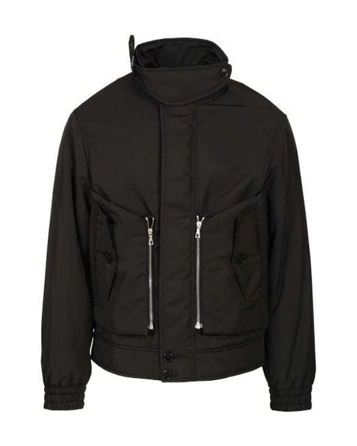 Dries Van Noten Black Venice Dark Cotton Jacket for men