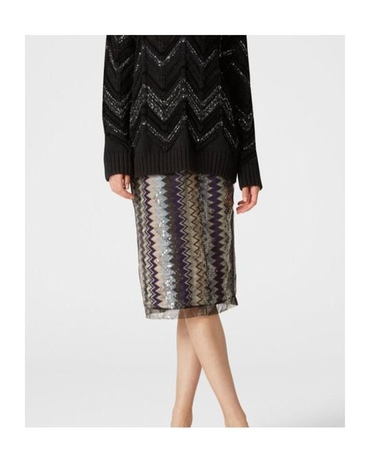Missoni Gray Midi Skirts
