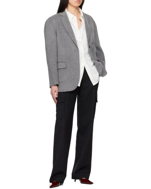 Anine Bing Gray Quinn Blazer