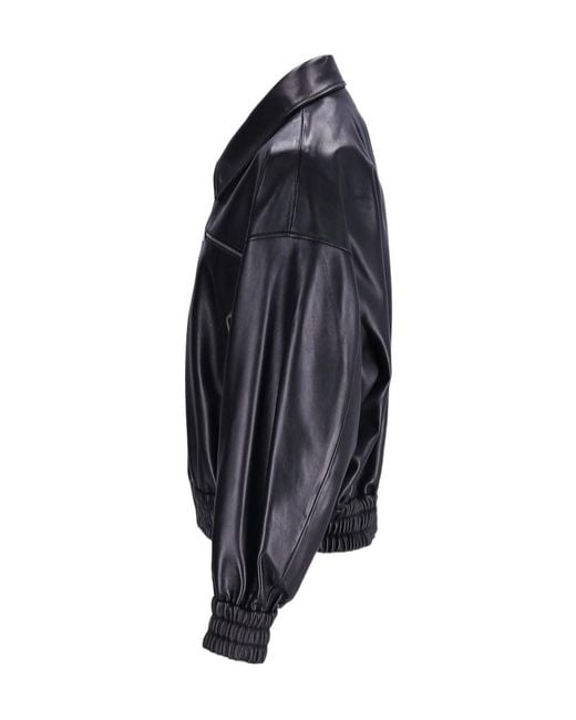 Jil Sander Black Cropped Zip-Up Jacket