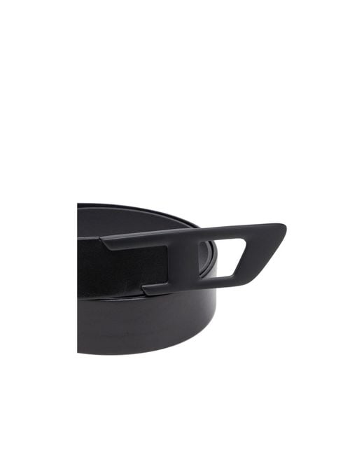 DIESEL White B-D 2.0 Buckled Belt for men
