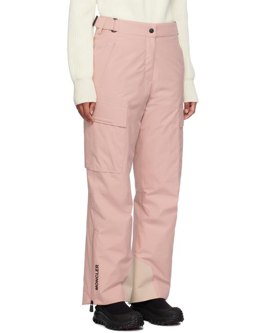 Moncler Pink Grenoble Padded Gore-Tex Ski Pants