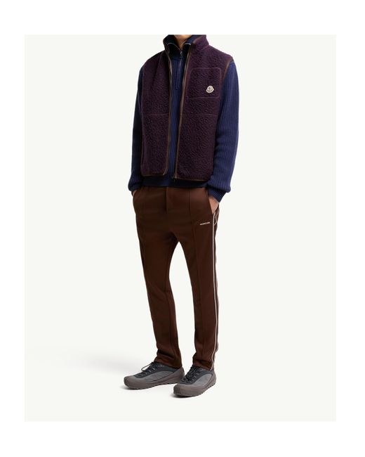 Moncler Purple Knit Vest for men