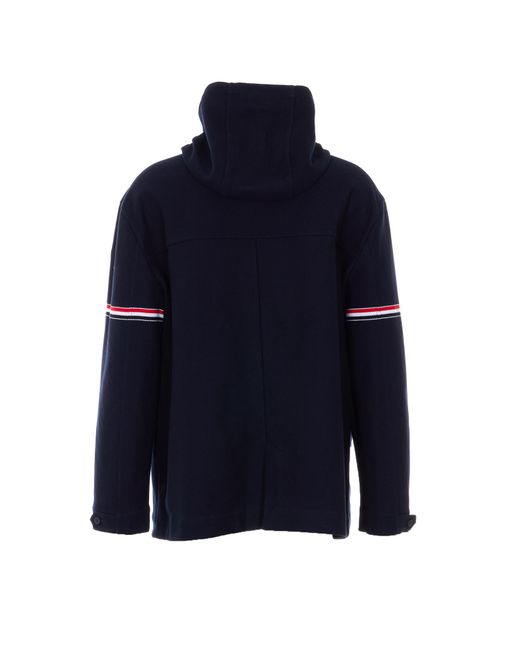 Thom Browne Blue Oversized Armband Parka for men