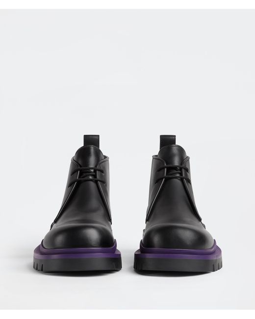 Bottega Veneta Black Lace-Up Detail Shoes for men