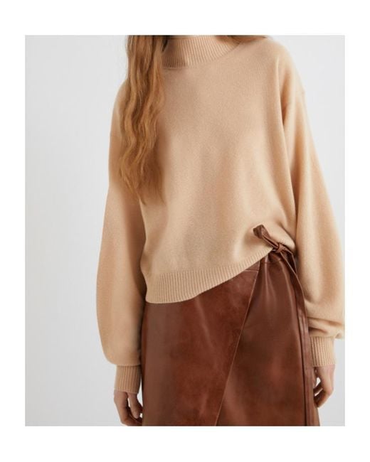 Marella Natural Cashmere High-Neck Sweater