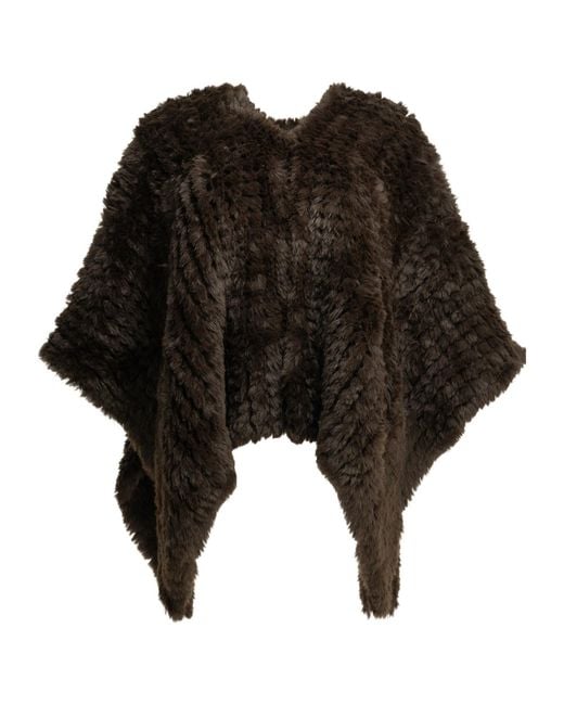 Pinko Black Asymmetrical Cape