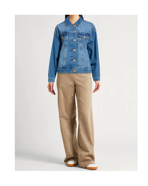 Farm Rio Blue Long-Sleeved Jacket