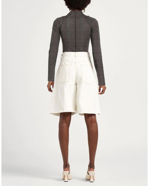 Rag & Bone Gray Plaid Long-Sleeve Turtleneck Top