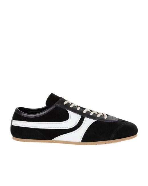 Dries Van Noten Black Suede Sneakers for men